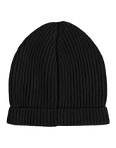 Dolce & Gabbana Black Cashmere Knitted Winter Beanie Hat